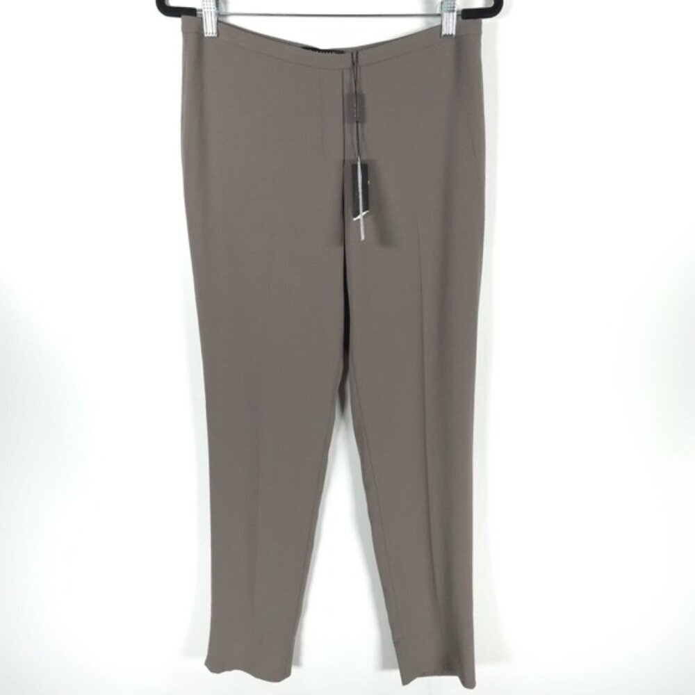 NWT ELIE TAHARI MARCIA Crepe Dress Pants Slim-Cut Trouser Style E4087206 Size 6